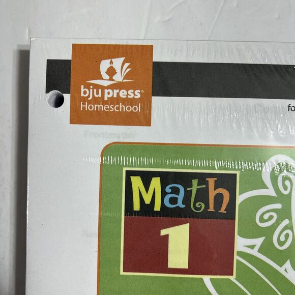 BJU Press Bob Jones Homeschool Curriculum Math 1 Parent Guide Third Edition - Picture 2 of 8